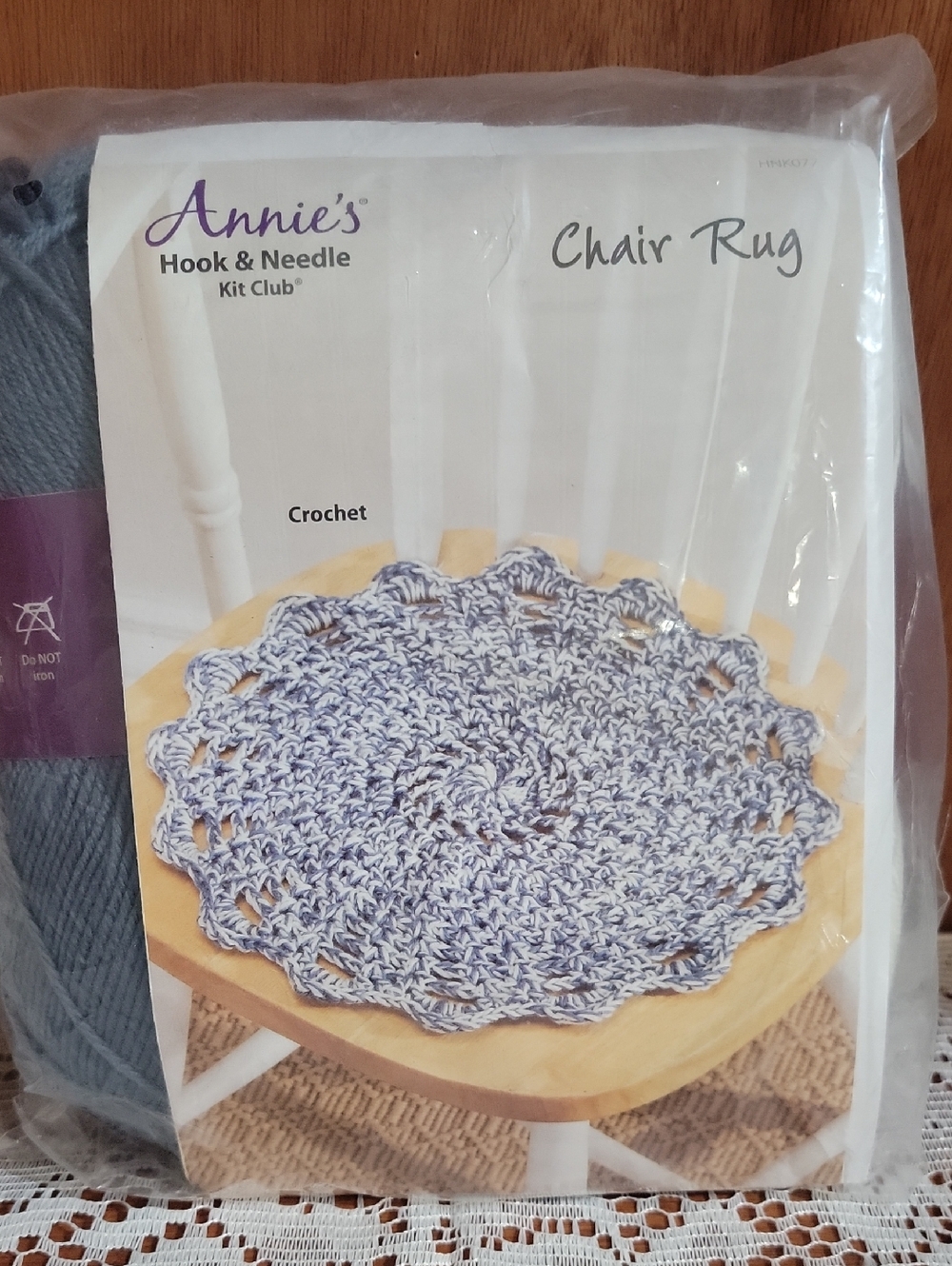 Annie's Crochet Kit - Purple & White Packaging